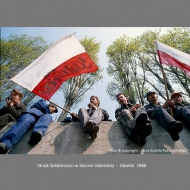 Occupation`s strike on  Gdansk Shipyard  may 1988